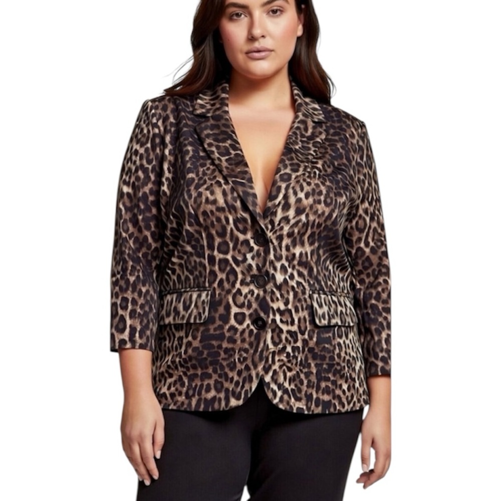 LINDOR Leopard Print Women's Jacket